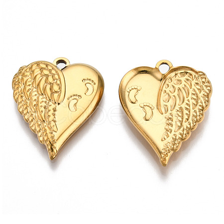 Ion Plating(IP) 201 Stainless Steel Pendants STAS-N098-144LG-1