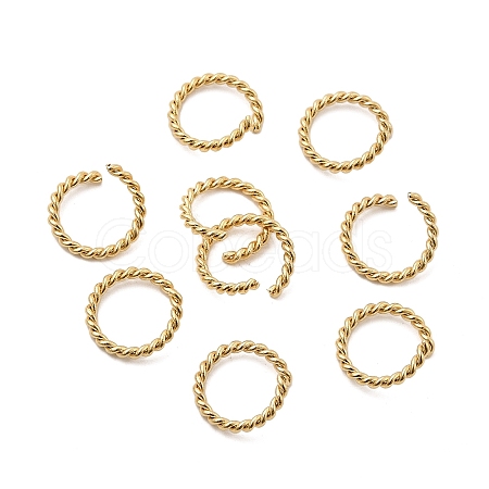 304 Stainless Steel Open Jump Rings X-STAS-F191-11G-C-1