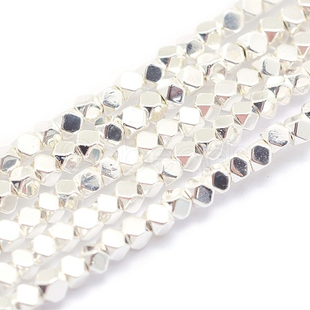 Electroplate Non-magnetic Synthetic Hematite Beads Strands G-L485-10C-S-1