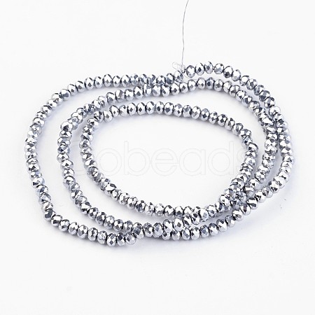 Electroplate Glass Bead Strands LS-EGLA-G014-2mm-FP03-1