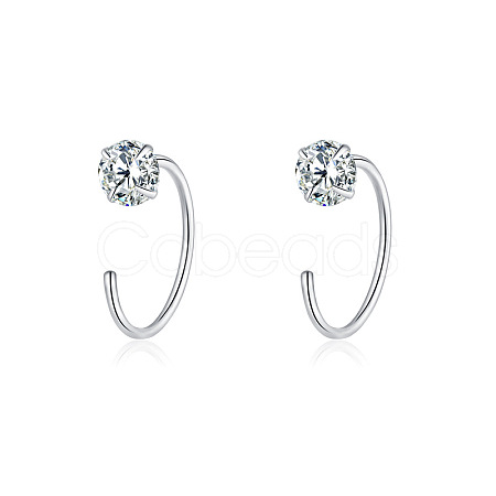 999 Fine Silver Stud Earrings FS-WG1D9DE-11-1