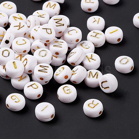 Plating Acrylic Beads PACR-R242-01-M-1