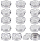 BENECREAT 15Pcs 5 Style 60ML Aluminium Shallow Round Candle Tins, with Hollow Lids, Empty Tin Storage Containers, Auspicious Cloud/Hexagon/Spider Web/Lemon/Windmill Pattern, Mixed Patterns, 7.05x2.65cm, Inner Diameter: 6.4x2.4cm, 3pcs/style