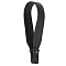 Imitation Leather Wide Bag Strap, with Zinc Alloy Nipple Stud, Black, 52x3.8x0.3cm, Hole: 34x9mm