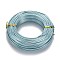 Aluminum Wire, Bendable Metal Craft Wire, Flexible Craft Wire, for Beading Jewelry Craft Making, Pale Turquoise, 12 Gauge, 2.0mm, 55m/500g(180.4 Feet/500g)