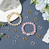 90Pcs 3 Colors Tibetan Style Alloy Beads Frame FIND-SC0017-80-3