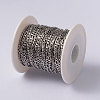 Tarnish Resistant 304 Stainless Steel Figaro Chains CHS-L014-05P-2