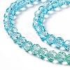 Transparent Glass Beads Strands GLAA-E036-07F-4