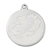 201 Stainless Steel Pendants SA-CBA3D3A-05P-28-1