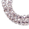 Electroplate Glass Beads Strands GLAA-Q105-03M-3