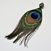 Peacock Feather Big Pendants RB-I074-01-2