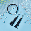 60Pcs 4 Style 201 & 304 Stainless Steel Cord Ends STAS-UN0047-78-2