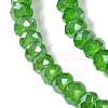 Baking Electroplate Glass Beads Strands DGLA-A039-J2MM-B11-3