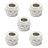201 Stainless Steel Polymer Clay Rhinestone Inlaid Beads RB-YW0001-11A-1
