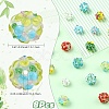 8Pcs 8 Colors Handmade Bumpy Lampwork Beads LAMP-YW0004-17-3