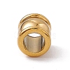 304 Stainless Steel European Beads LS-STAS-E179-08G-03-2