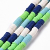 Handmade Polymer Clay Bead Strands CLAY-C003-02H-1
