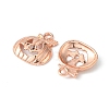 20Pcs Halloween Pumpkin Jack-O'-Lantern Alloy Pendants TIBEP-YW0001-43RG-2