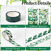 12 Rolls Leaf Theme Adhesive Paper Tapes DIY-WH20009-47A-5