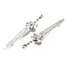 Tibetan Style Alloy Big Pendants FIND-G078-32B-AS-2