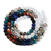 Natural & Synthetic Mixed Gemstone Beads Strands G-D080-A01-01-24-2