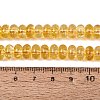 Crackle Transparent Glass Beads Strands GLAA-N074-02A-09-4