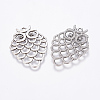 Owl Alloy Pendant Rhinestone Settings EA11877Y-NF-2