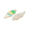 Summer Theme Alloy Enamel Pendants ENAM-YW0002-86G-3