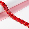 Handmade Lampwork Beads Strands LAMP-D015-07E-4