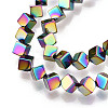 Electroplated Synthetic Non-magnetic Hematite Beads Strands G-T139-62F-3