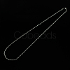 Tarnish Resistant 304 Stainless Steel Singapore Chain Necklaces STAS-S029-06-1
