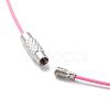 Steel Wire Bracelet Cord DIY Jewelry Making TWIR-R004-03-4