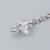 Platinum Tone Brass Crystal Cone Hexagonal Pointed Dowsing Pendulums MAK-M015-01I-9