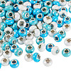 150Pcs Opaque Resin European Beads RESI-TA0004-72C-3