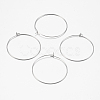 316 Surgical Stainless Steel Hoop Earrings Findings STAS-F149-32P-B-1
