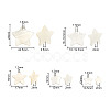 50Pcs 5 Style Freshwater Shell Pendants SHEL-CJ0001-22-2