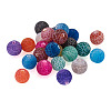 300Pcs 15 Colors Natural Crackle Agate Beads G-TA0001-26-3