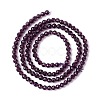 Transparent Glass Beads Strands GLAA-C019-01B-16-2