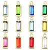12Pcs 12 Colors Real 14K Gold Plated 304 Stainless Steel Charms STAS-CJ0002-57-1