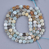 Natural Flower Amazonite Beads Strands X-G-S354-43-2