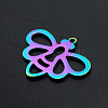 Ion Plating(IP) 201 Stainless Steel Pendants STAS-S105-JA583-2