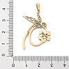 304 Stainless Steel Pendants Ion Plating(IP) STAS-U030-11G-3