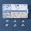 6 Styles Brass Bullet Clutch Bullet Clutch Earring Backs with Pad FIND-FS0003-08P-8