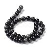 Natural Silver Obsidian Beads Strands X-G-D083-01C-2