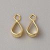 925 Sterling Silver Tube Bails STER-WH0013-03A-G-2