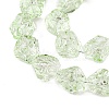 Electroplate Glass Beads Strands EGLA-N012-08G-3
