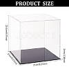 Transparent Plastic Minifigure Display Cases ODIS-WH0029-72B-2