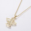 304 Stainless Steel Chain Necklaces NJEW-O108-43G-3