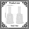 Polyester Ruffle Layered Patchwork Leg Sleeves AJEW-WH20042-75D-2