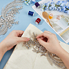 1 Pair Polyester Computerized Embroidery Cloth Iron on/Sew on Patches DIY-HS0002-17B-5